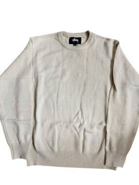 Stüssy Workgear Sweater - White - Size Medium - BNWT
